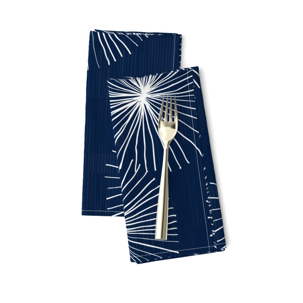 Dandelions Navy & White by Friztin