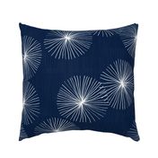 Dandelions Navy & White by Friztin