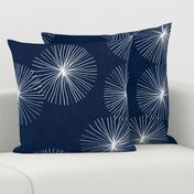 Dandelions Navy & White by Friztin