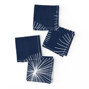 Dandelions Navy & White by Friztin