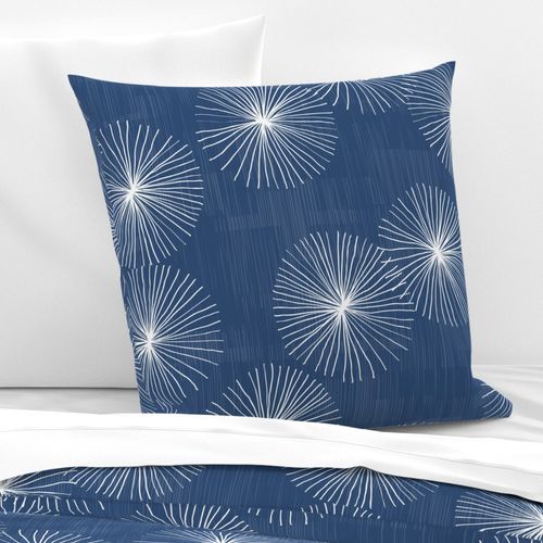 Dandelions M+M Navy Blue by Friztin