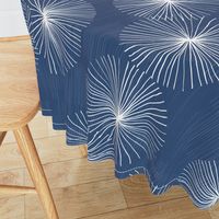 Dandelions M+M Navy Blue by Friztin