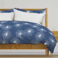 Dandelions M+M Navy Blue by Friztin