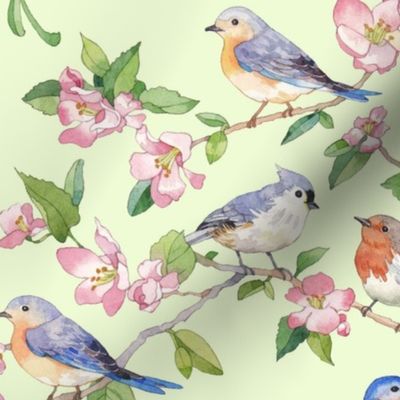 Watercolor Songbirds