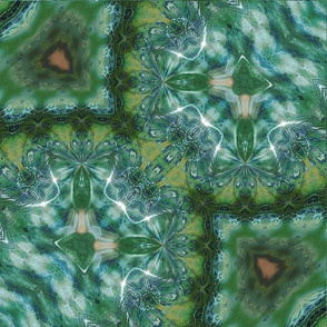 Green Glass Kaleidoscope