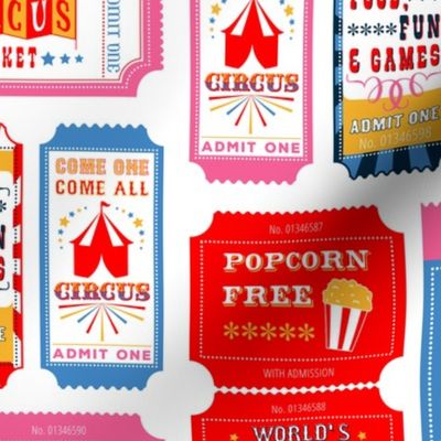 Circus Tickets - Pink