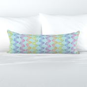 Hippoline - Blue Pastel Rainbow - small