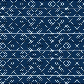 Geo Pattern - spanish blue