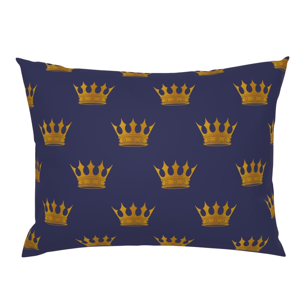 Royal Blue Gold Crowns