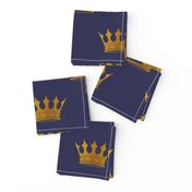 Royal Blue Gold Crowns