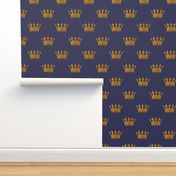 Royal Blue Gold Crowns