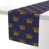 Royal Blue Gold Crowns