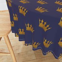 Royal Blue Gold Crowns