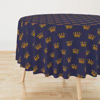 Royal Blue Gold Crowns