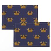 Royal Blue Gold Crowns