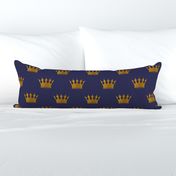 Royal Blue Gold Crowns