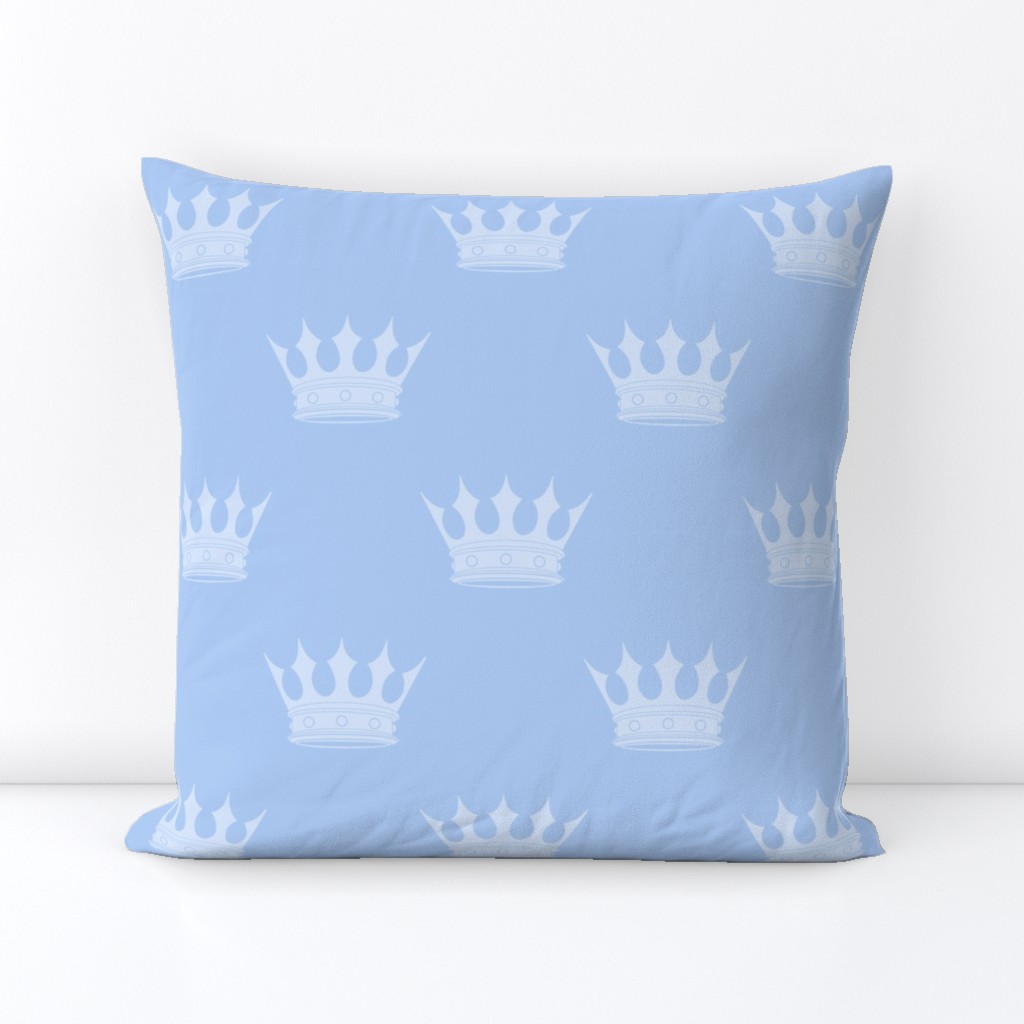 Prince Louis Blue Crowns on Baby Blue