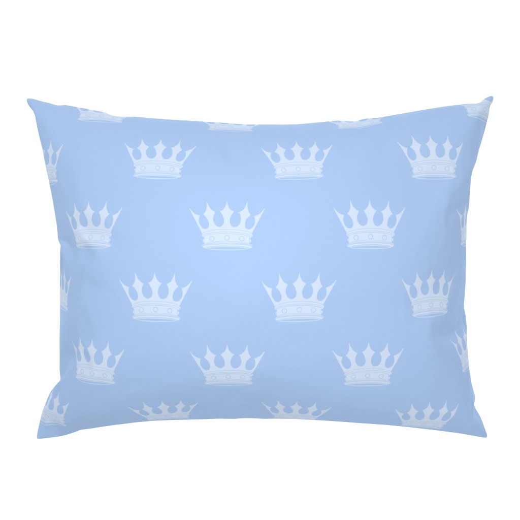 Prince Louis Blue Crowns on Baby Blue