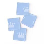 Prince Louis Blue Crowns on Baby Blue