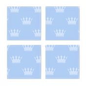 Prince Louis Blue Crowns on Baby Blue