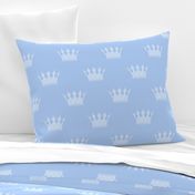 Prince Louis Blue Crowns on Baby Blue