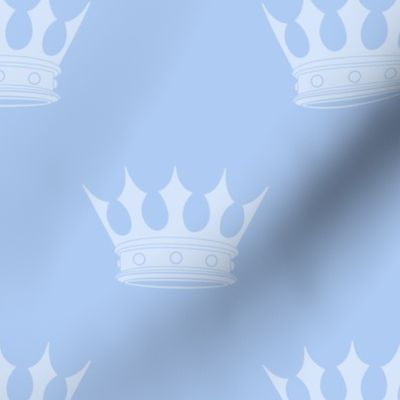 Prince Louis Blue Crowns on Baby Blue