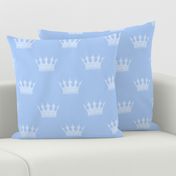 Prince Louis Blue Crowns on Baby Blue