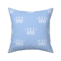 Prince Louis Blue Crowns on Baby Blue