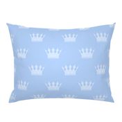 Prince Louis Blue Crowns on Baby Blue