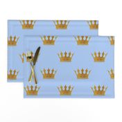 Louis Blue Crown Prince Gold Crowns on Blue