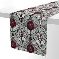 elegant holiday damask