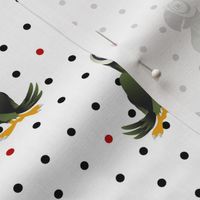 Parrot Polka Dots Small 03