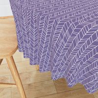 Violet Crazy Chevron Herringbone Hand Drawn Geometric Pattern GingerLous