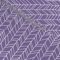 Violet Crazy Chevron Herringbone Hand Drawn Geometric Pattern GingerLous