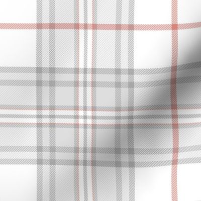 Southdown tartan - 7" white