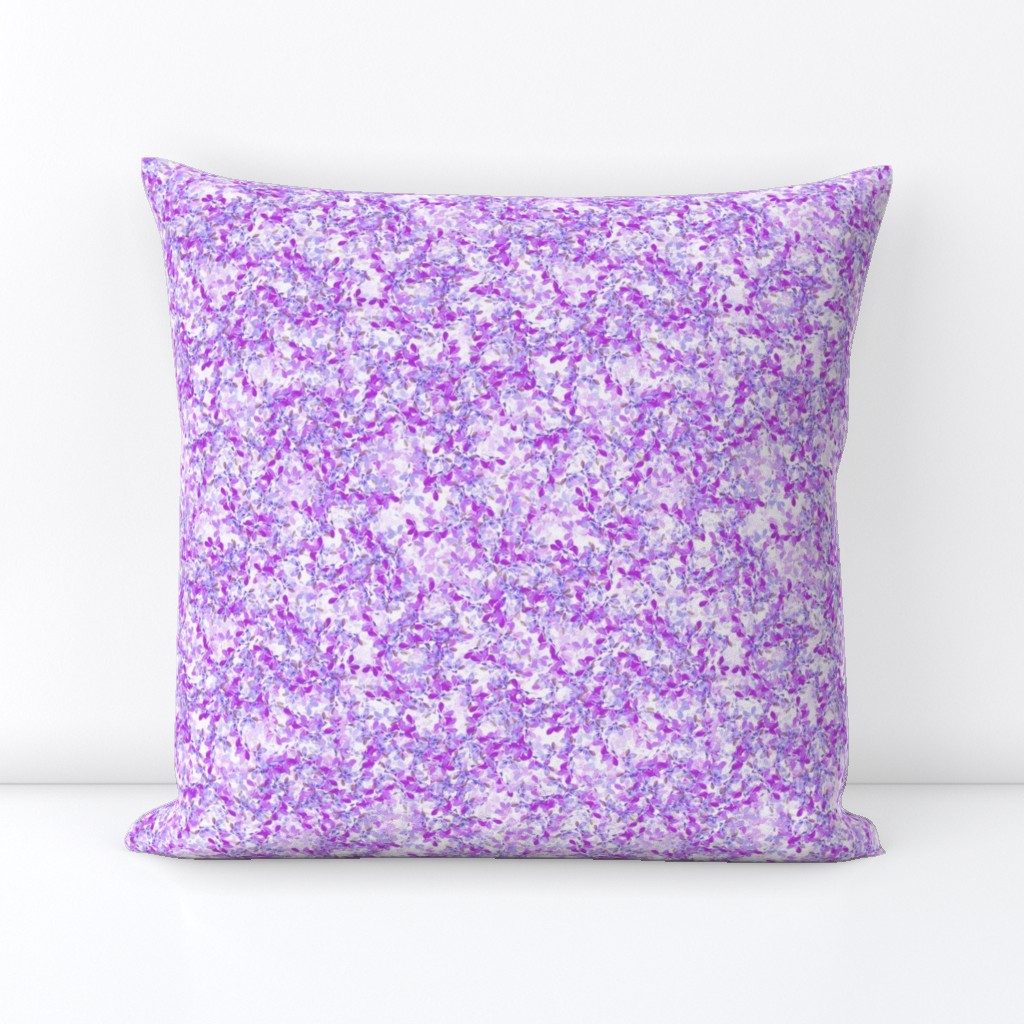 Wind-tossed Wisteria in Watercolor violet color