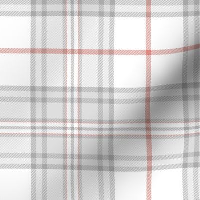 Southdown tartan - 6" white