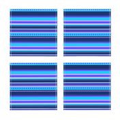 BN10  - Variegated Stripes in Blues - Pink - Lavender - Crosswise