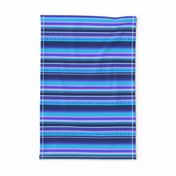 BN10  - Variegated Stripes in Blues - Pink - Lavender - Crosswise