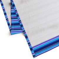 BN10  - Variegated Stripes in Blues - Pink - Lavender - Crosswise