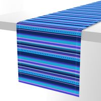 BN10  - Variegated Stripes in Blues - Pink - Lavender - Crosswise