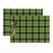 Brown tartan, custom 3" lime