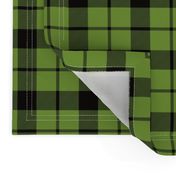 Brown tartan, custom 3" lime