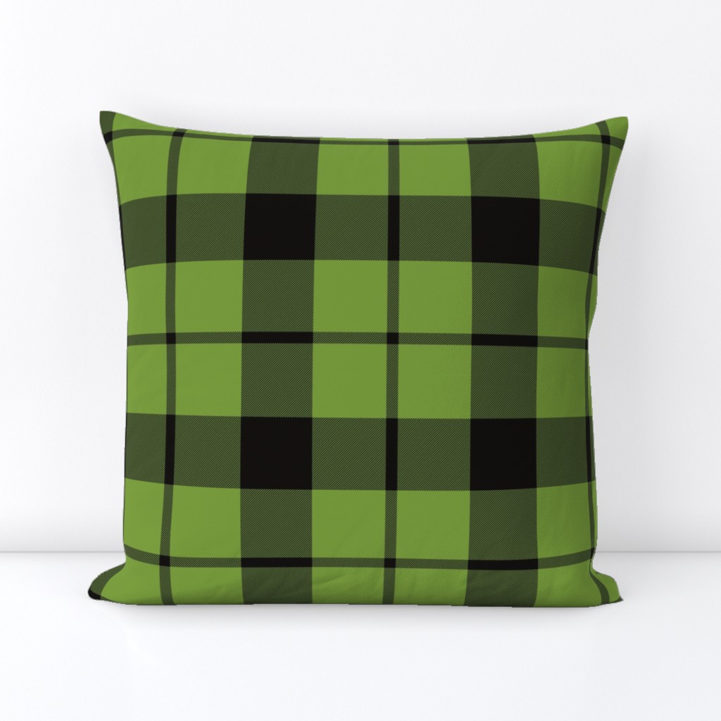 Brown tartan, custom 7" lime 