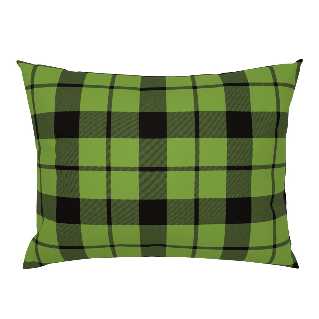 Brown tartan, custom 7" lime 