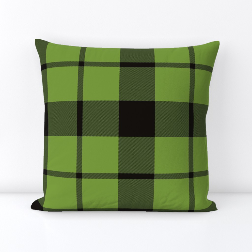 Brown tartan, custom 10" lime