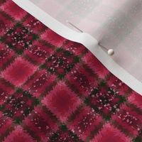 JP7 - Fizzy Jagged Plaid in Pine Green, Rose and Burgundy