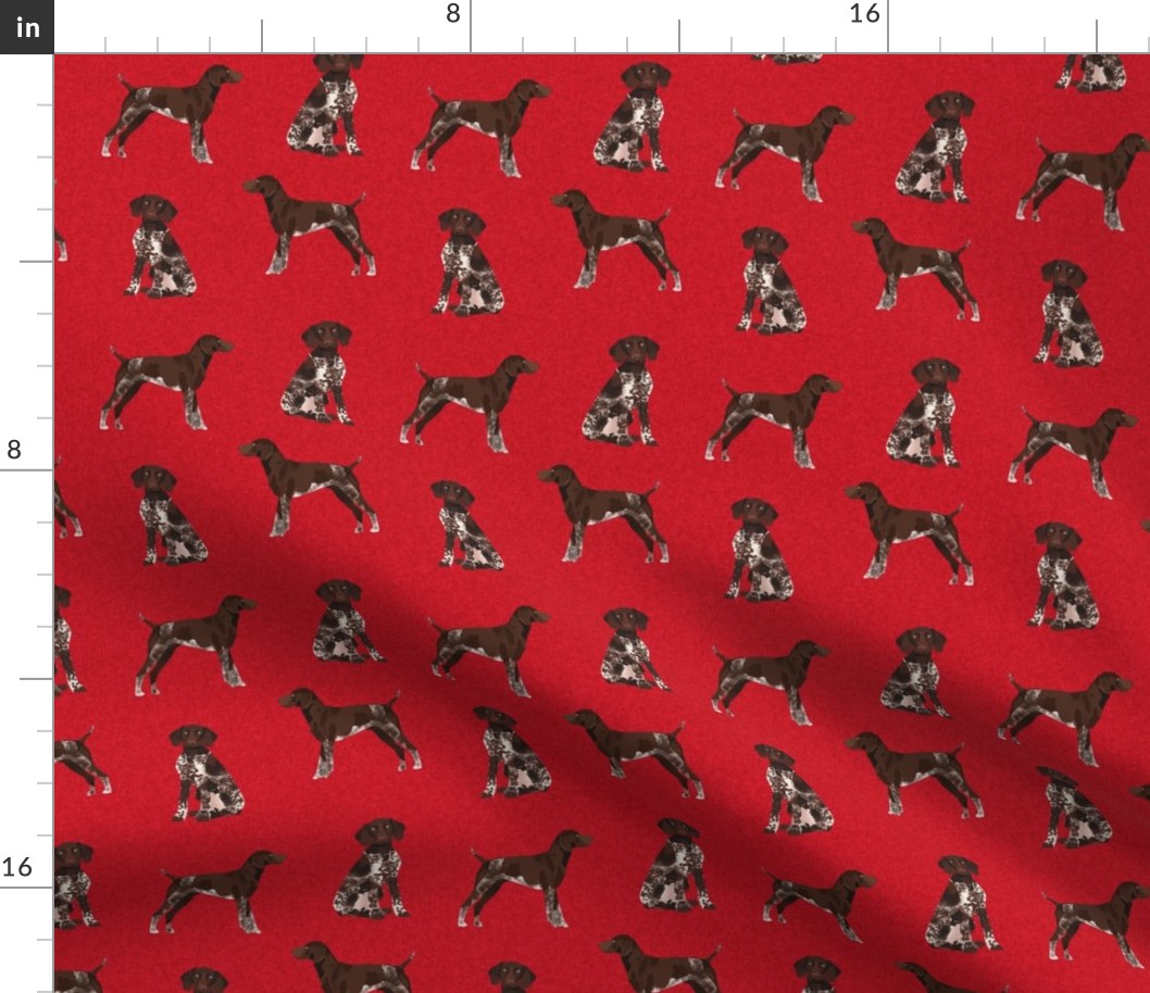 German Shorthair Pointer Pet Quilt A Fabric Spoonflower   7586960 German Shorthair Pointer Pet Quilt Coordinate By Petfriendly 