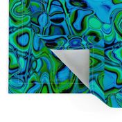 CSMC49 - Lava Lamp Marble in Blue - Aqua - Green - large version