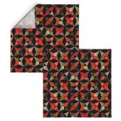 Plaid Kaleidoscope Stars Cheater with Black